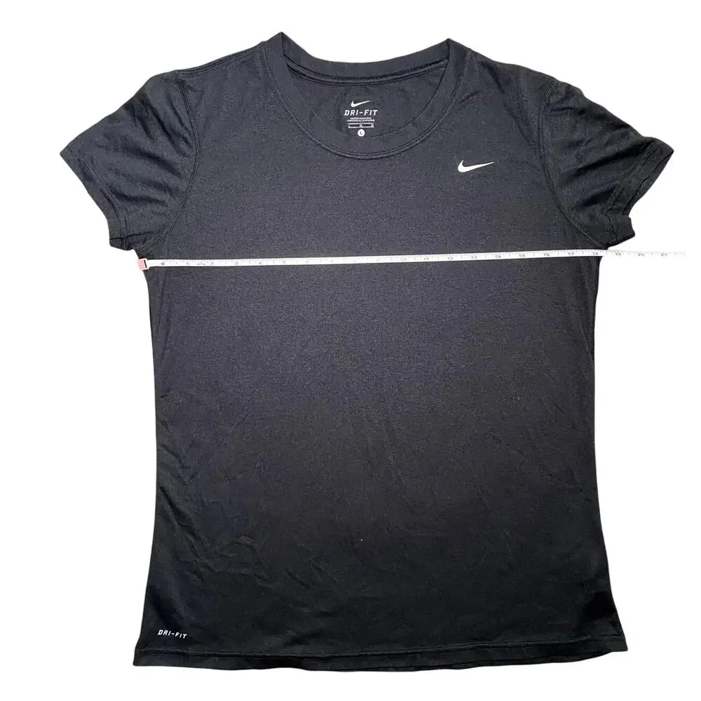 Nike Women's Dri-FIT Black Workout Top - Breathable